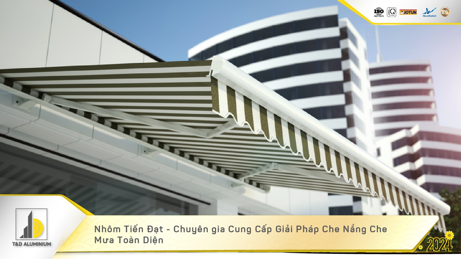 mái hiên di động