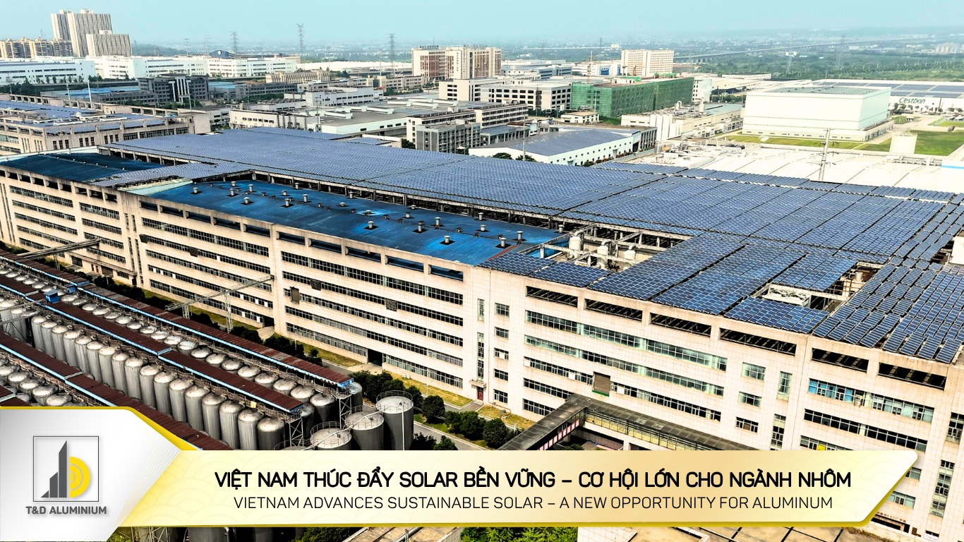 Tái chế nhôm từ pin mặt trời tại Việt Nam