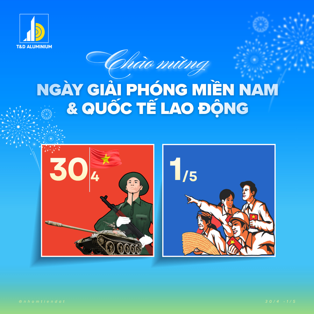 CHÀO MỪNG ĐẠI LỄ 30/4 – 1/5