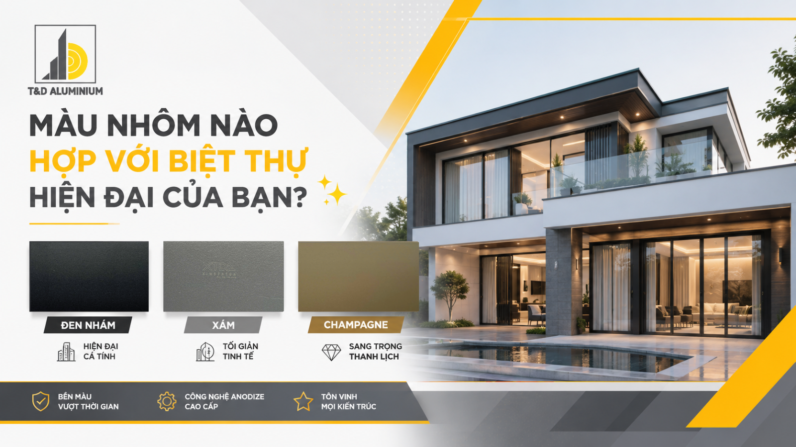 màu nhôm